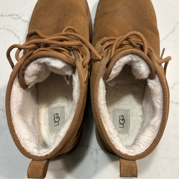 UGG Neumal Chukka Boot Chestnut Men’s Size 13 - Picture 8 of 12